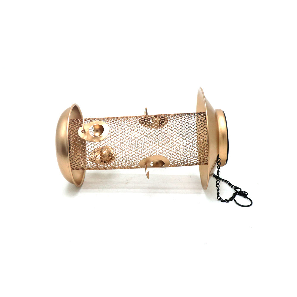 New Product Bird Feeder Outdoor Solar Metal with Light Hanging Squirrel Proof Bird Feeder Hummingbird Feeder Customized