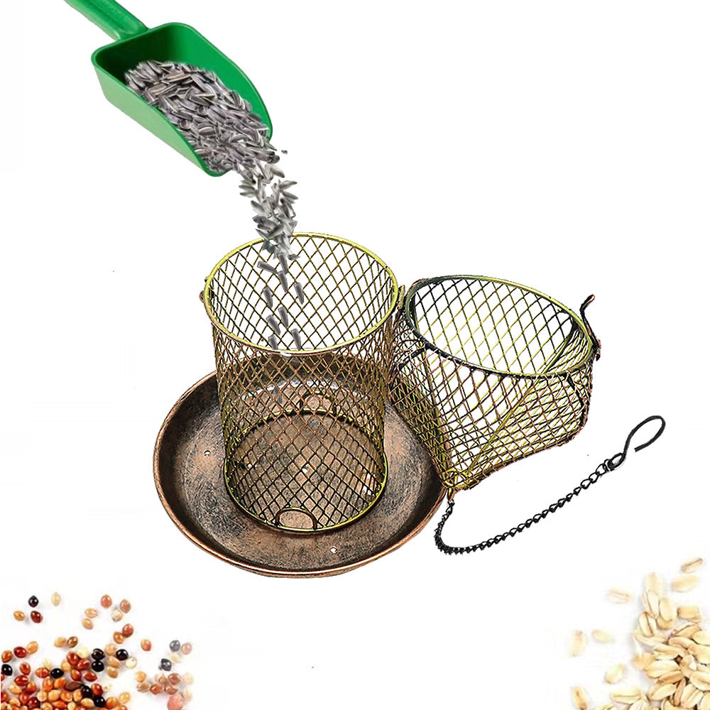 New Bird Feeder Outdoor Metal Iron Hanging Bird Feeder Hummingbird Feeder Squirrel Proof Bird Feeder Customized