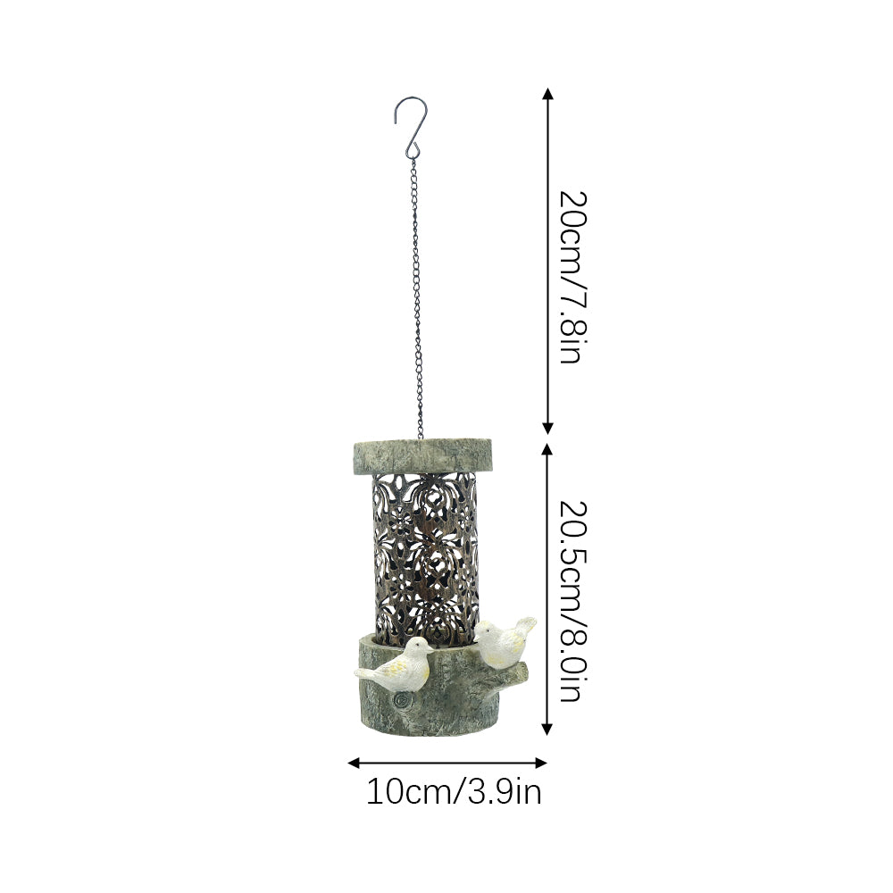 Cross Border Bird Feeder Outdoor Hanging Metal Resin Bird Feeder Hummingbird Feeder Cross Border E-commerce Hot Sale