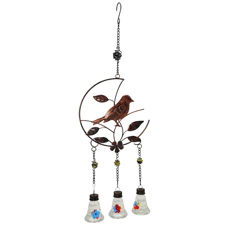 Cross Border Factory Supply Outdoor Hummingbird Feeder Bird Feeder Hanging Bird Supplies With Hook Iron Bird Feeder