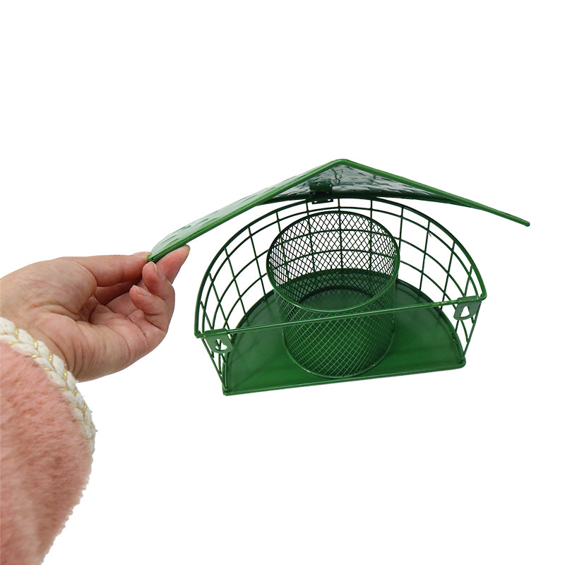 Cross border amazon iron anti squirrel wall mounted model hummingbird feeder bird feeder source factory wholesale