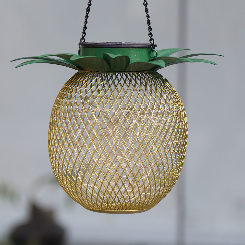 Crossing Amazon Pineapple Solar Metal Bird Feeder Outdoor Hanging Bird Feeder Hummingbird Feeder