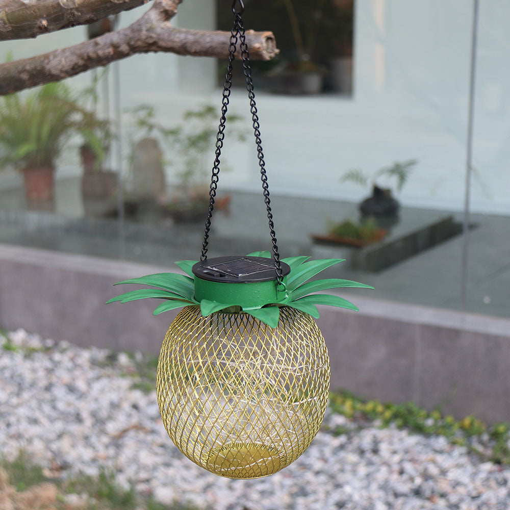 Crossing Amazon Pineapple Solar Metal Bird Feeder Outdoor Hanging Bird Feeder Hummingbird Feeder