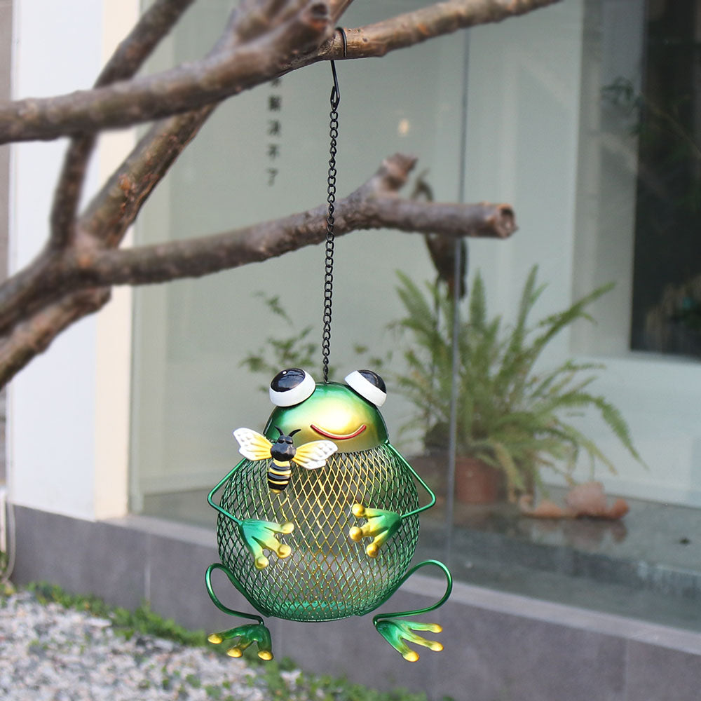 Cross-border source factory cartoon iron bird feeder outdoor hanging metal bird feeder hummingbird feeder