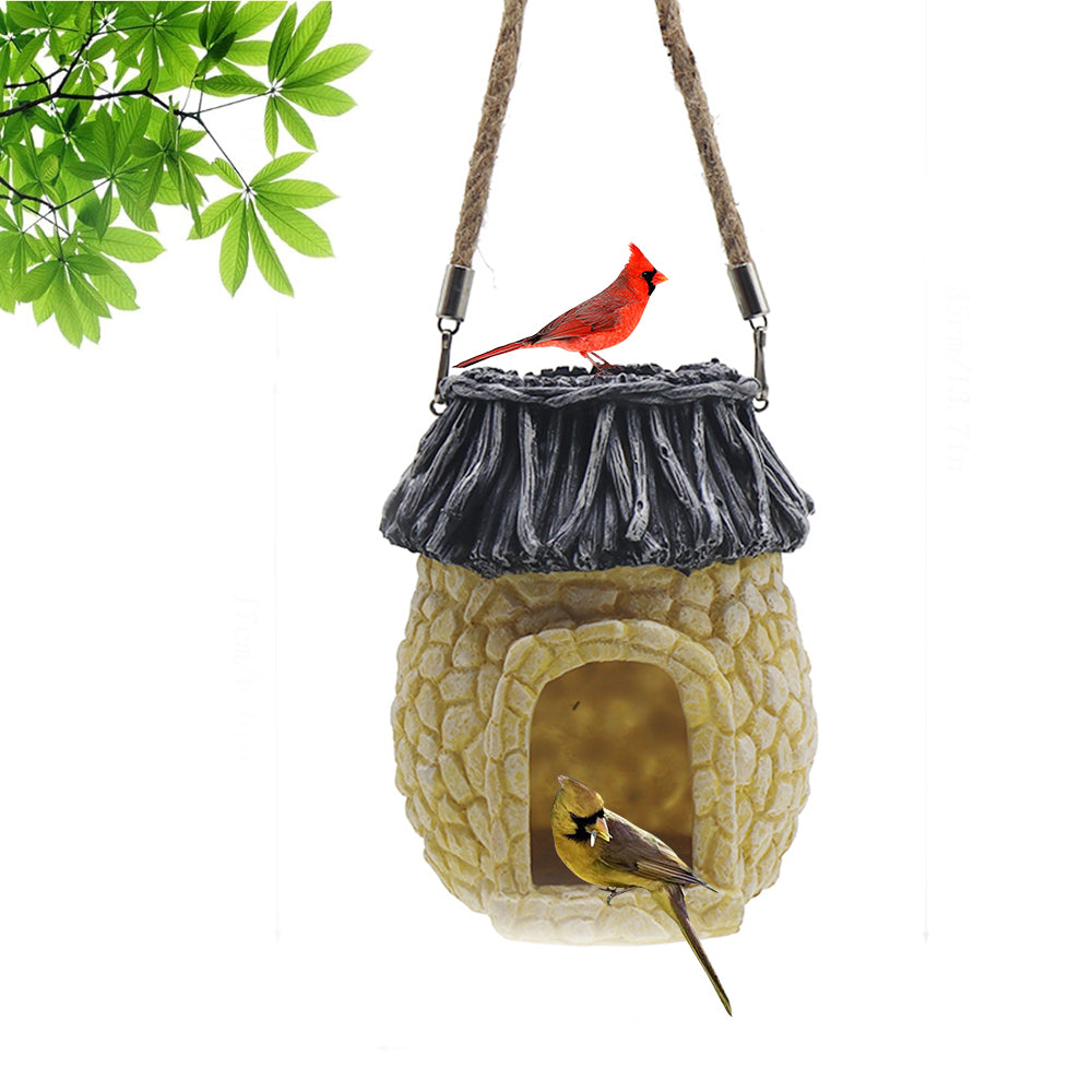 Cross Border Solar Bird Feeder Outdoor Placement Hanging Bird Feeder House Automatic Feeder Hummingbird Feeder Bird Thrower